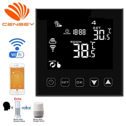 термостат thermostat wifi termostato wifi smart thermostaat programmable heating thermostats gas boiler room thermostat  alexa