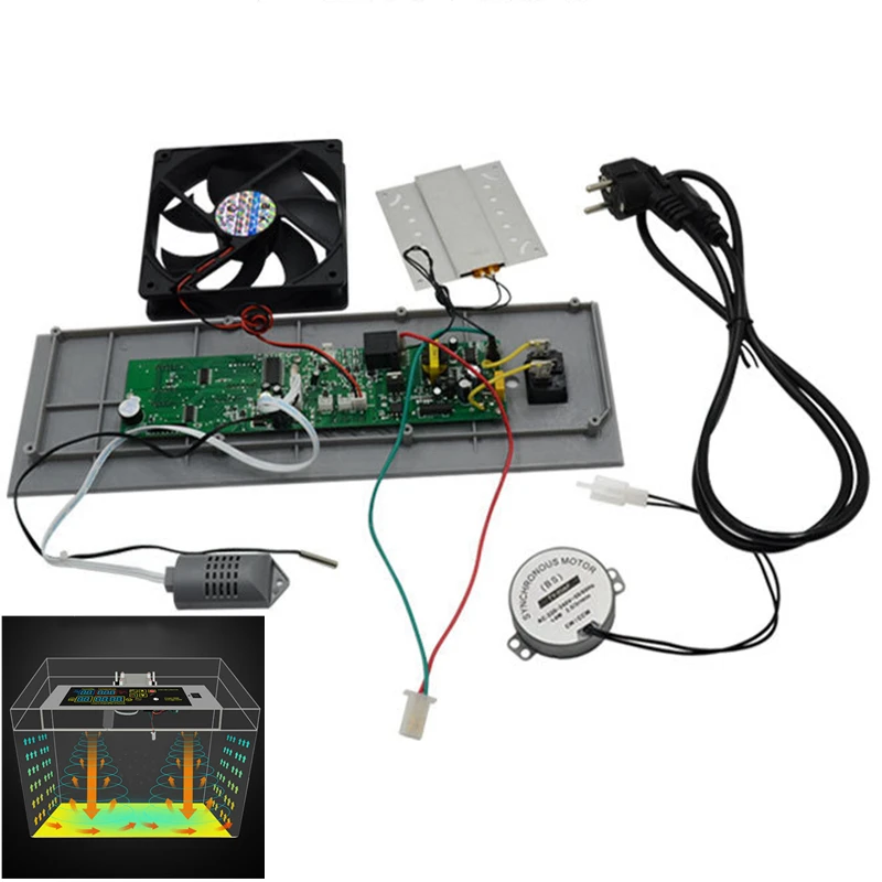 DIY Egg Incubator Controller For Hatching Chicken Duck Goose Spare Parts Temperature Accessories Set