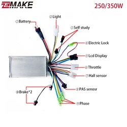 Controller bici elettrica 36V/48V 250W/350W/500w