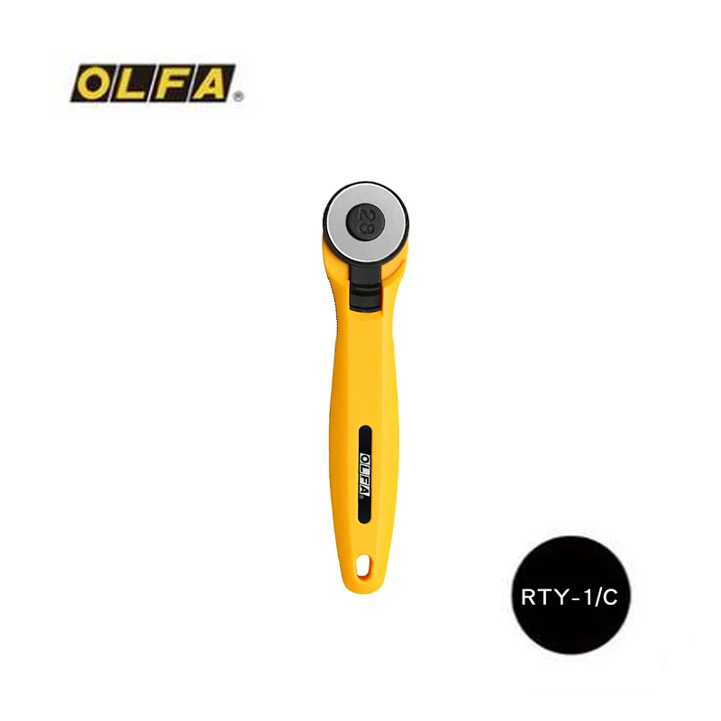 olfa rotary cutter RTY-1/G 28MM / RTY-2/G 45MM / RTY-3/G 60MM / RTY-4 18MM Rotary Cutter Knife Multipurpose Utility