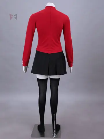 एनीमे फेट स्टे नाइट तोहसाका रिन कॉस्प्ले कॉस्ट्यूम वयस्कों के लिए प्लस साइज़ लाल शर्ट स्कर्ट स्टॉकिंग हेयरपिन सेट 10 best sales ची कॉस्प्ले - №7
