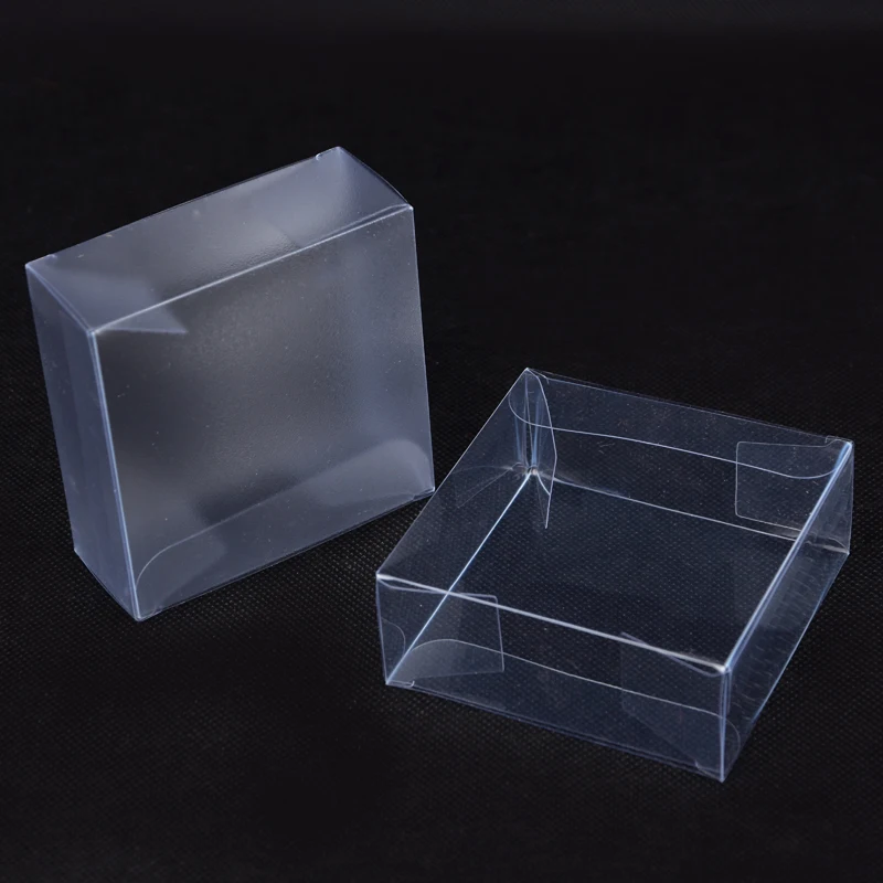 Air Cushion Box Refrigerator Sticker Box Transparent Frosted Gift Box Handmade Soap Plastic Square Pvc/Pet Jewelry Box