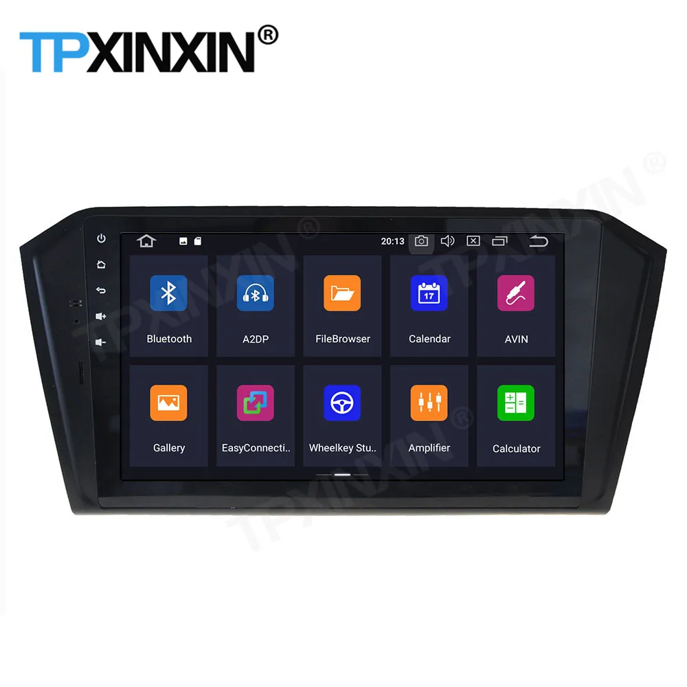 Car Radio Stereo With Wireless Receiver Bluetooth Android 12 For VW PASSAT 2016 BIG SCRE GPS Player Navi Record Audio Head Unit