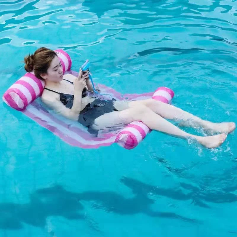 Swim Sandy Beach Recliner Portable Inflatable Water Surface Sunbathing Recliner Float Recliner With Inflator Summer Hot E12189