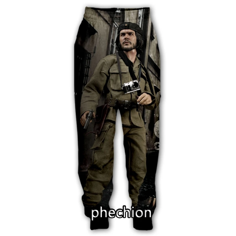 

phechion New Men/Women Che Guevara 3D Printed Casual Pants Fashion Streetwear Men Loose Sporting Long Trousers F100