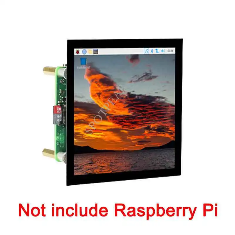 Raspberry Pi 4 Inch Hdmi Lcd 4 Inch Capacitive Touch Screen Display Compatibel Met Hdmi