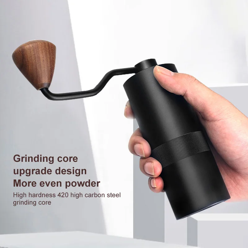 

Manual Coffee Grinder Hand Stainless Steel Conical Burr Settings Adjustable Espresso Coffee Grinder Hand Coffee Grinder for Home