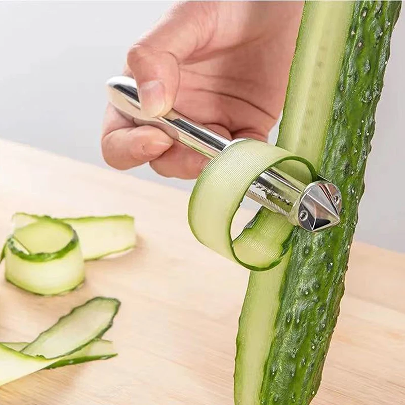 2024 New Peeling Knife Household three-in-one Multifunctional Zinc Alloy Melon Fruit  Vegetable And Fruit Peeler Kitchen Gadget