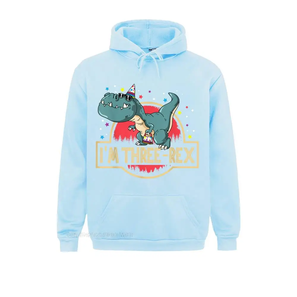 Crazy Drie Rex T-Rex Verjaardag Hoodie 3 Jaar Oude Jongen Meisje Man Liefhebbers Dag Hoodies Lange Mouwen Camisas trui Voor Mannen Groothandel