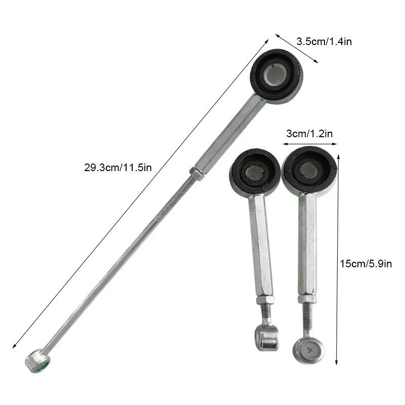 3X for Citroen Berlingo Xsara Peugeot 306 405 Partner Gear Link Linkage Rod Gearbox Set
