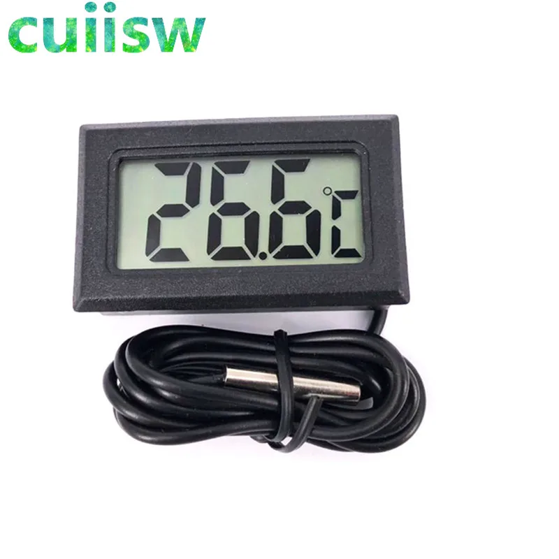 1 قطعة البسيطة LCD ميزان الحرارة الرقمي داخلي في الهواء الطلق 2M/3M/5M متر مع مستشعر عن بعد ل سيارة