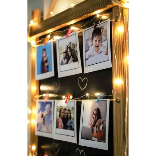 World Magnet Latch Corded LED Luminescent Blackboard Photo Frame