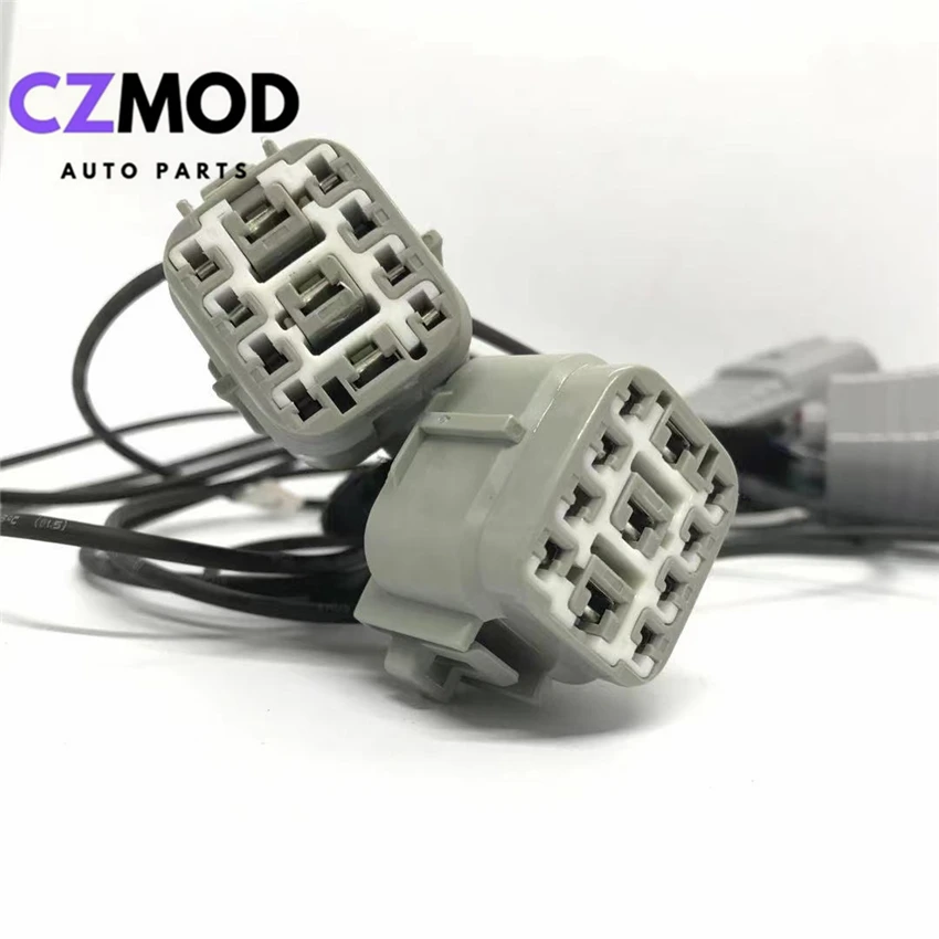 CZMOD Car Headlight Modification Upgrade Special Wiring Adapter Harness For 2016-2021 Toyota Land Cruiser From Halogen To LED