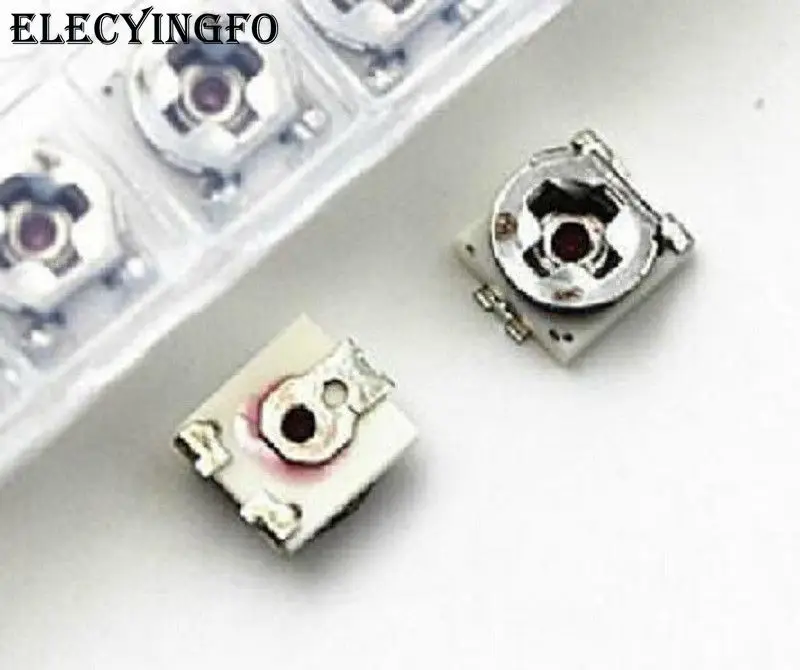 30pcs SMD trimmer resistor 20K 3*3 potentiometer EVM3ESX50B series 20K 10K 100K 47K 50K 1K 5K 500R 2K 3K 3.3K 2.2K