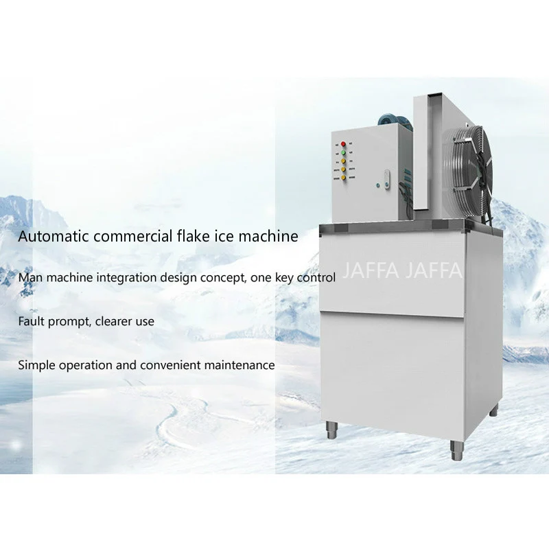 Low priced flake ice machine bar supermarket automatic commercial flake ice machine new type ice machine