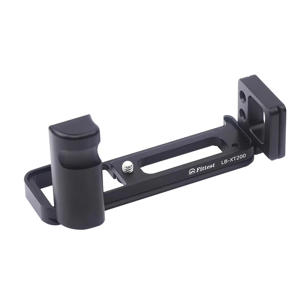 L Halterung für Fuji Fujifilm XT200 X-T200 mit Griff Grip Stativ Quick Release Platte RRS Arca SWISS Kompatibel