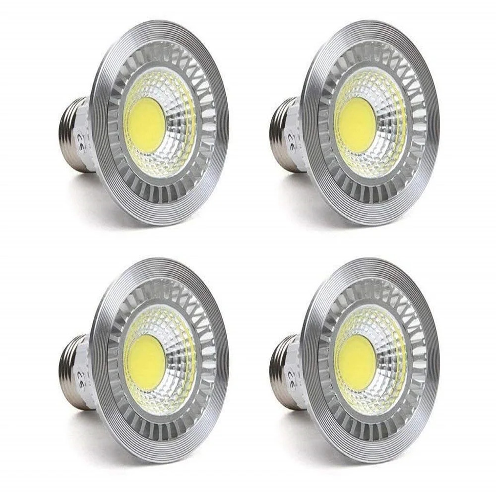 Żarówka LED COB E27 7W o wysokim CRI RA 95+, reflektor LED, lampa wpuszczana, AC85V-265V, neutralna biel 4000K, do biura, pokoju, kuchni. — zdjęcie 2