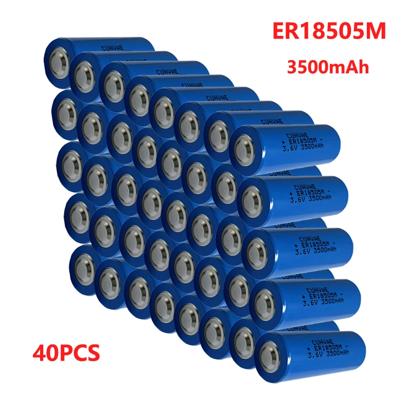 

40 шт. ER18505M ER18505 18505M 18505 литиевая батарея 3,6 В 3500 мАч PLC контроль в литий-ионных батареях с высоким увеличением
