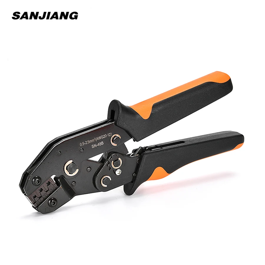 SN-48B Crimping Tool Kit 2.8/4.8/6.3 Plug Terminals Crimper Crimping Pliers Wire 0.5-2.5mm2 Pliers AWG 20-12 Hand Clamp Tools