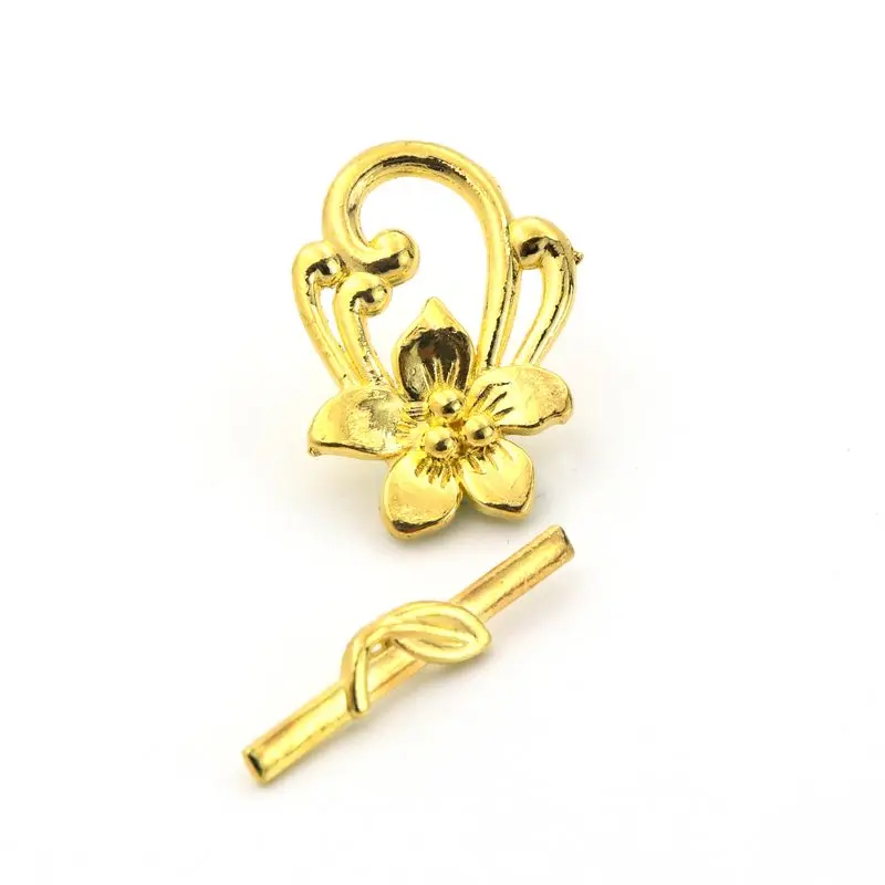 10 Sätze mischen Farbe große Blume Blatt ot Verschlüsse Stecker Ende Perlen für Schmuck machen Armband Halskette DIY Zubehör Großhandel – Detail 9
