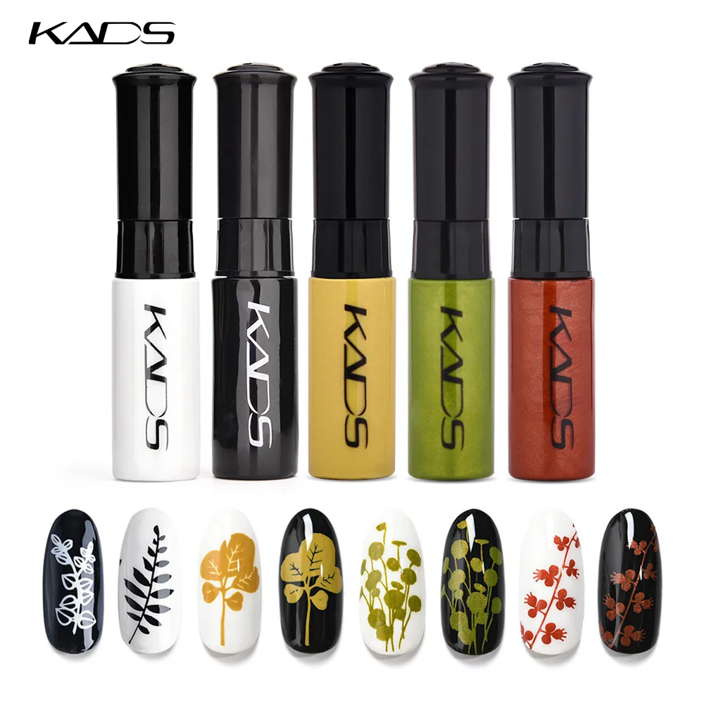 41pcs Nail Stamping Polish Set Nail Art Printing Varnish DIY Design for Stamping Plate Nail Polish Semi-transparent Lacquer Set