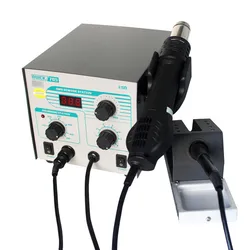 Original QUICK 705 ESD Digital Display Hot Air Gun + BGA Soldering Iron Station Anti Static Station Welding Mobile Phone Repair