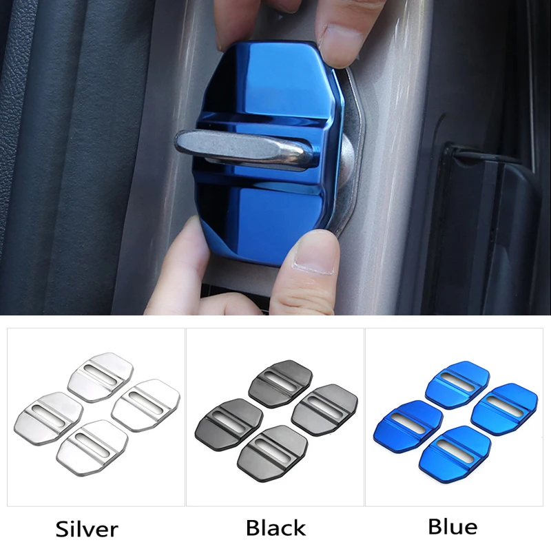 Car Door Lock Cover For BMW 1 3 4 5 7 Series X5 X6 F30 F10 F15 F16 F34 F07 F01 F15 F16 Sticker Protection Decoration Accessories