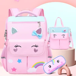 Sac à Dos d'École Primaire SR pour Fille, Cartable Orth4WD, Mignon, pour Enfant de 1ère Année