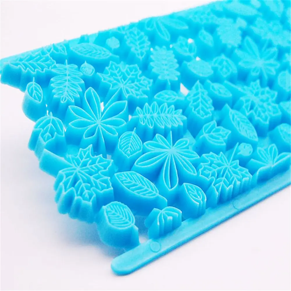 3D Fondant Flower Cookies Cutter Mold Biscuit Embossing Mould Sugar Craft Dessert Baking Silicone Mold for Sop Cake Decor Tool