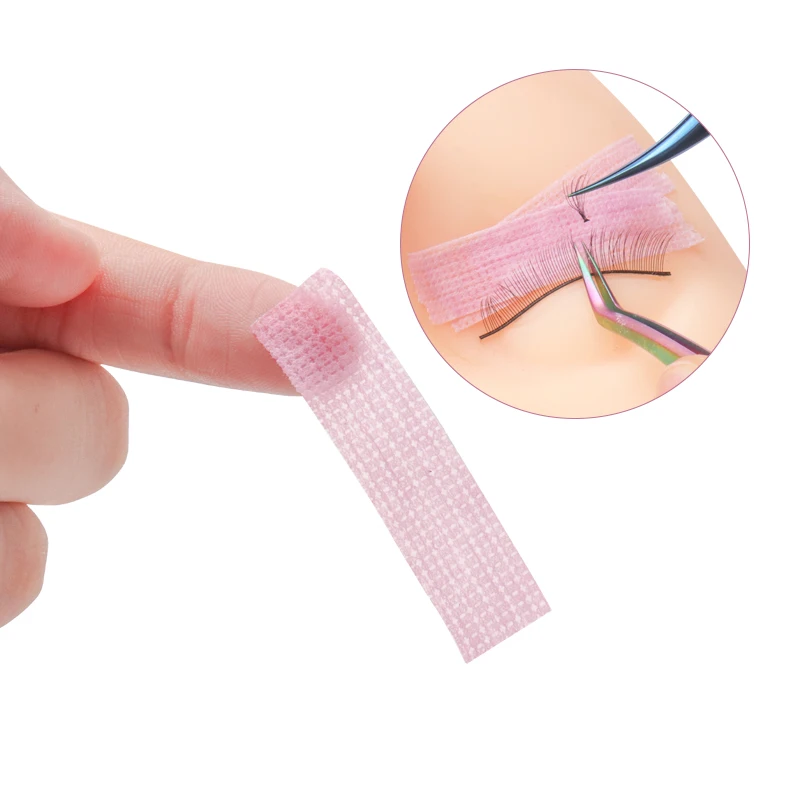 1 PC Non-woven fabric Eyelashes Tape with holes breathable Under Eye Pads Paper For False Eyelash Patch Make Up TooLs