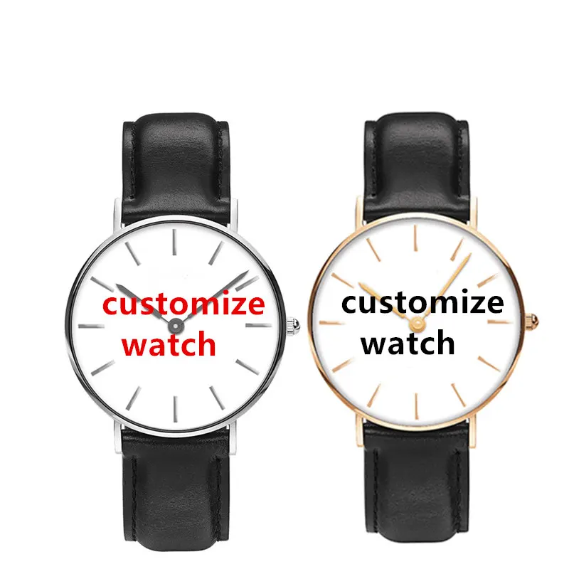 New Arrival Anime Cartoon Customize Watch For Women Men DIY Watch Watches Quartz Wristwatch For Brithday Best Gifts 38MM