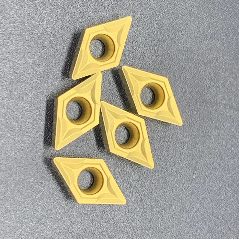 DCMT070204 DCMT070208 Inserto in metallo duro Tornio Utensile per tornitura Macchina CNC Carb al tungsteno DCMT 070204 /070208