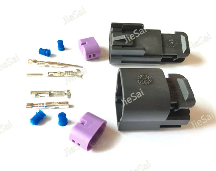 2 Pin 15326801 13510085 Female Male Automotive Connector Kit GM Wiring Harness Connector 1.5A Plug