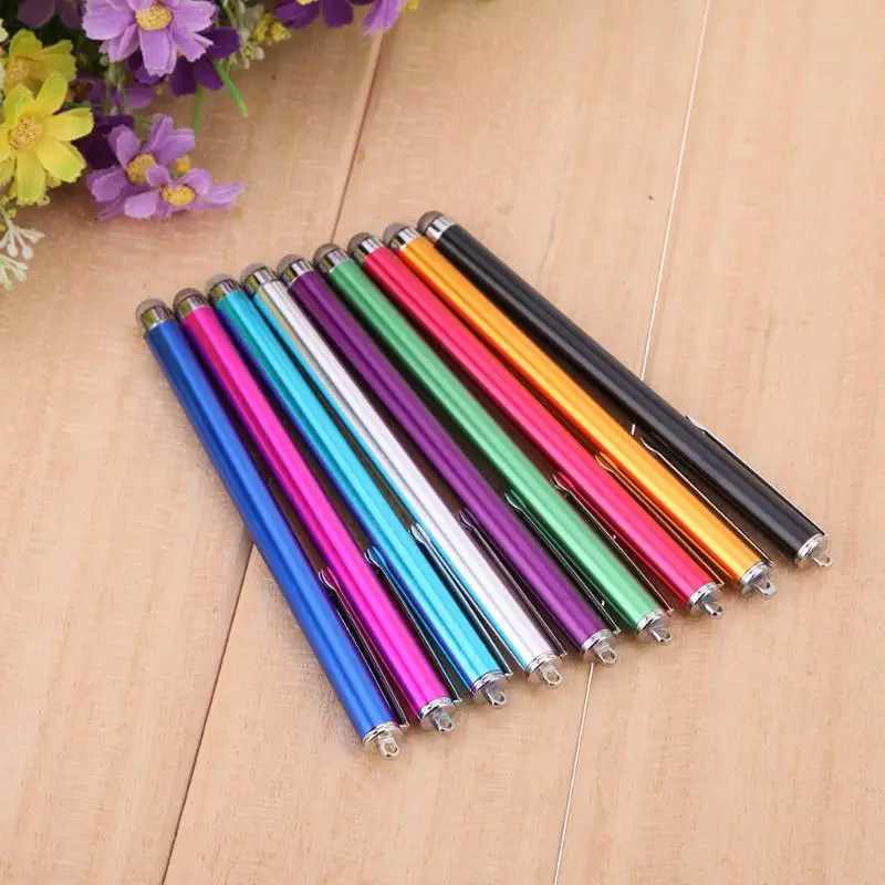 Touch Screen Pen Capacitive Pen Metal Mesh Micro-Fiber Tip Touch Screen Stylus Pens for iPhone iPad Samsung Tablet Phone