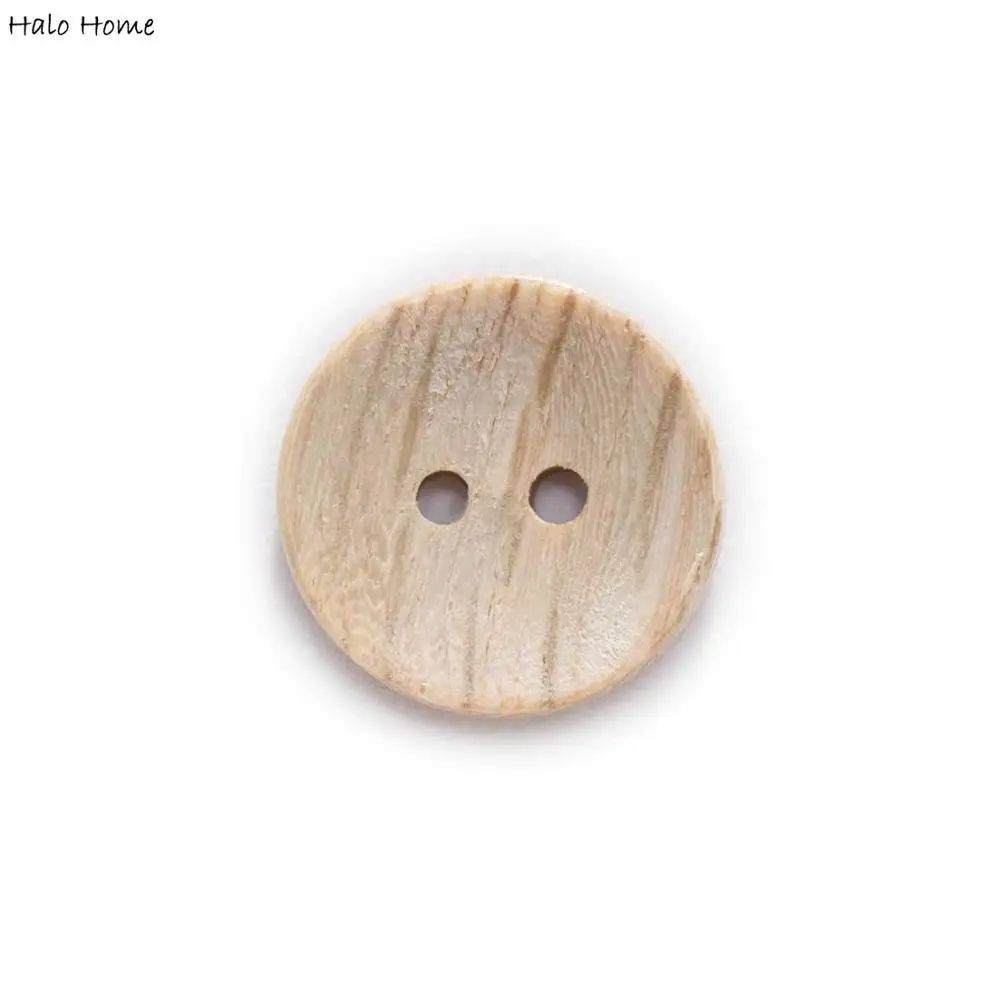 50pcs 2/4-Holes Wood Button for Sewing Scrapbooking Clothing Crafts Gift Jacket Blazer Sweaters Handwork Accessories 15-18mm