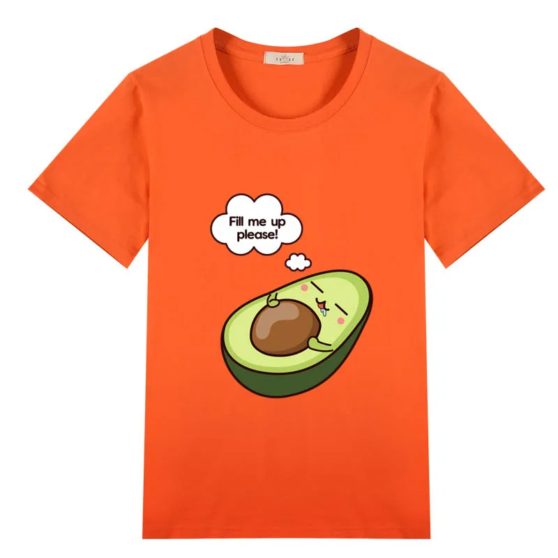 

2021 Avocado Funny Short T Shirt For Boys Gilrs Lovely School Cute Tees