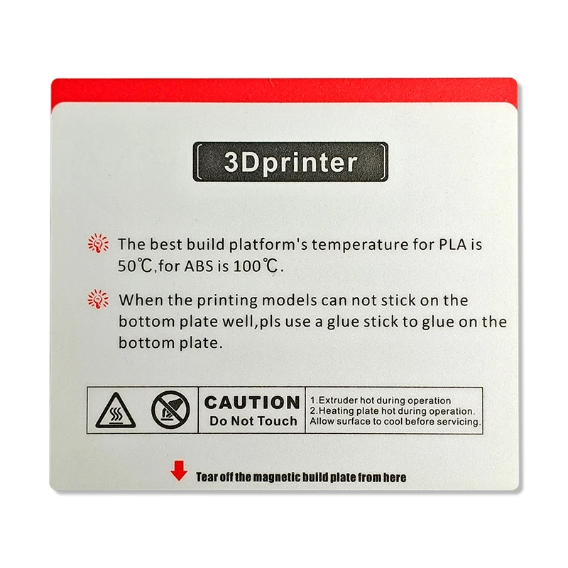 

PC plate for QIDI TECH X-maker /X-smart3D Printer: 1pcs