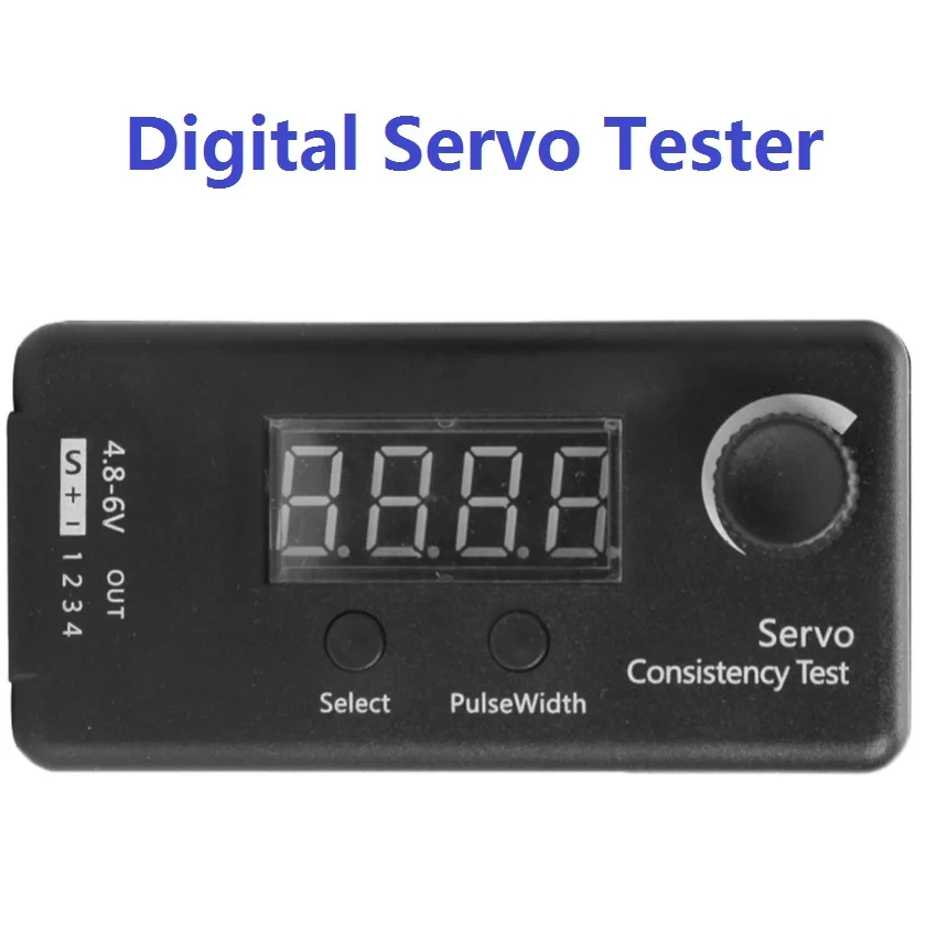 DC 4.8-6V Mini 3Modes Digital Servo/ESC Consistency Tester Steering Gear Measurement for RC Car Tool Helicopter Airplane Servo