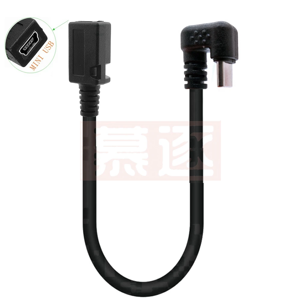 180 درجة يصل الزاوية اليمنى USB 3.1 نوع C ذكر إلى أنثى مايكرو صغير نوع-B USB otg USB-C شحن محول البيانات كابل محول