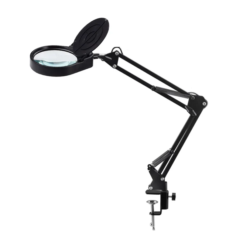 Magnifying Glass Lamp 8x15x USB LED Illuminated Magnifier Lamp Loupe Reading/Rework/Soldering