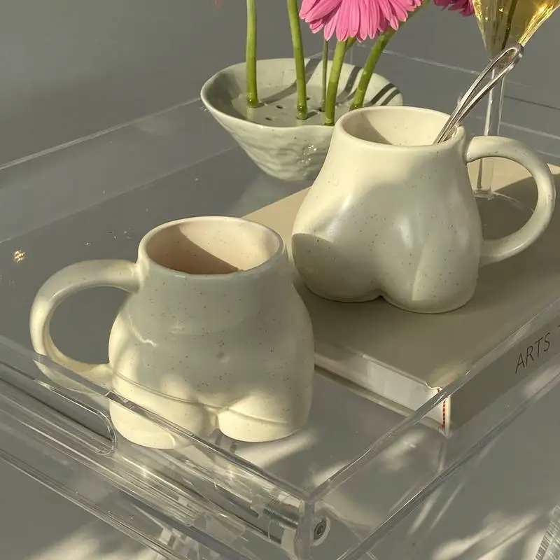 Human Buttocks Ceramics Mugs coffee mug Milk Tea office Cups Drinkware the Best birthday Gift for Friends