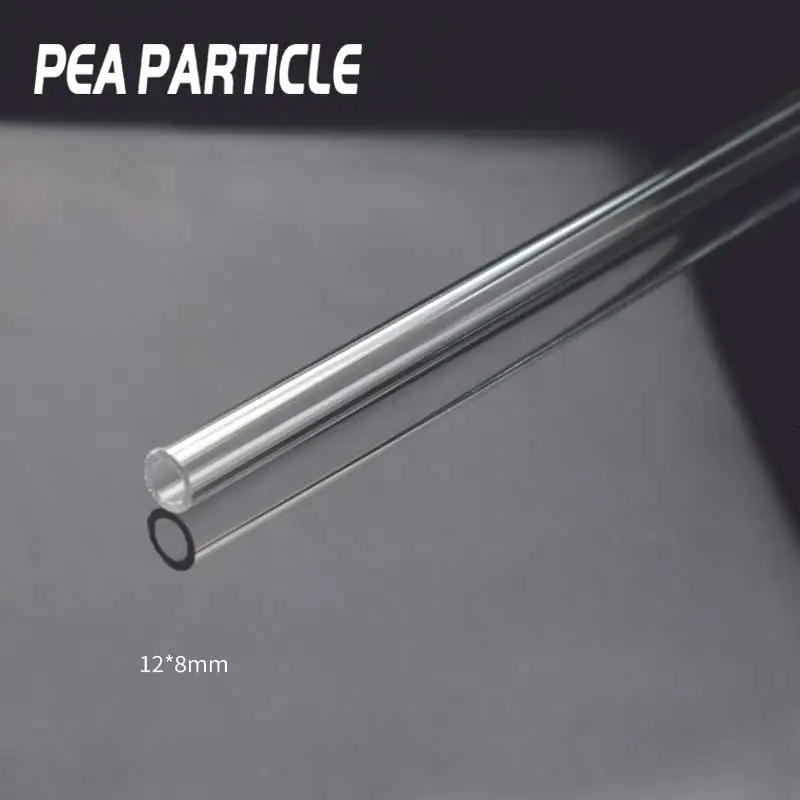 Pea Particle pc water cooling Transparent Hard Tubes 50cm OD 10mm 12mm 14mm 16mm 18mm 20mm acrylic water pipe