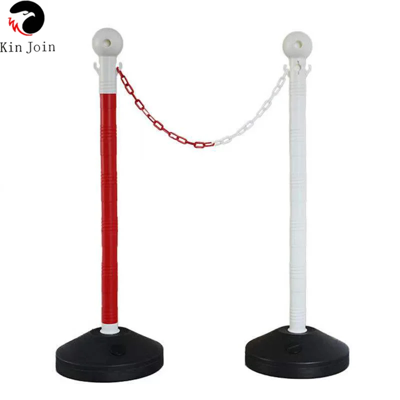 High Quality 1m High Twisted Lining  Stanchions Hotel Barriers Barrier Rope Warning Post  For Guardrail