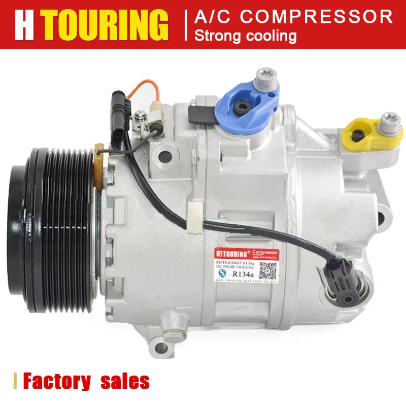 for bmw x6 air conditioner compressor bmw X6 3.0 740i 740Li 64 52 9 205 096 64526983398 64529185147 CSE717 64529205096