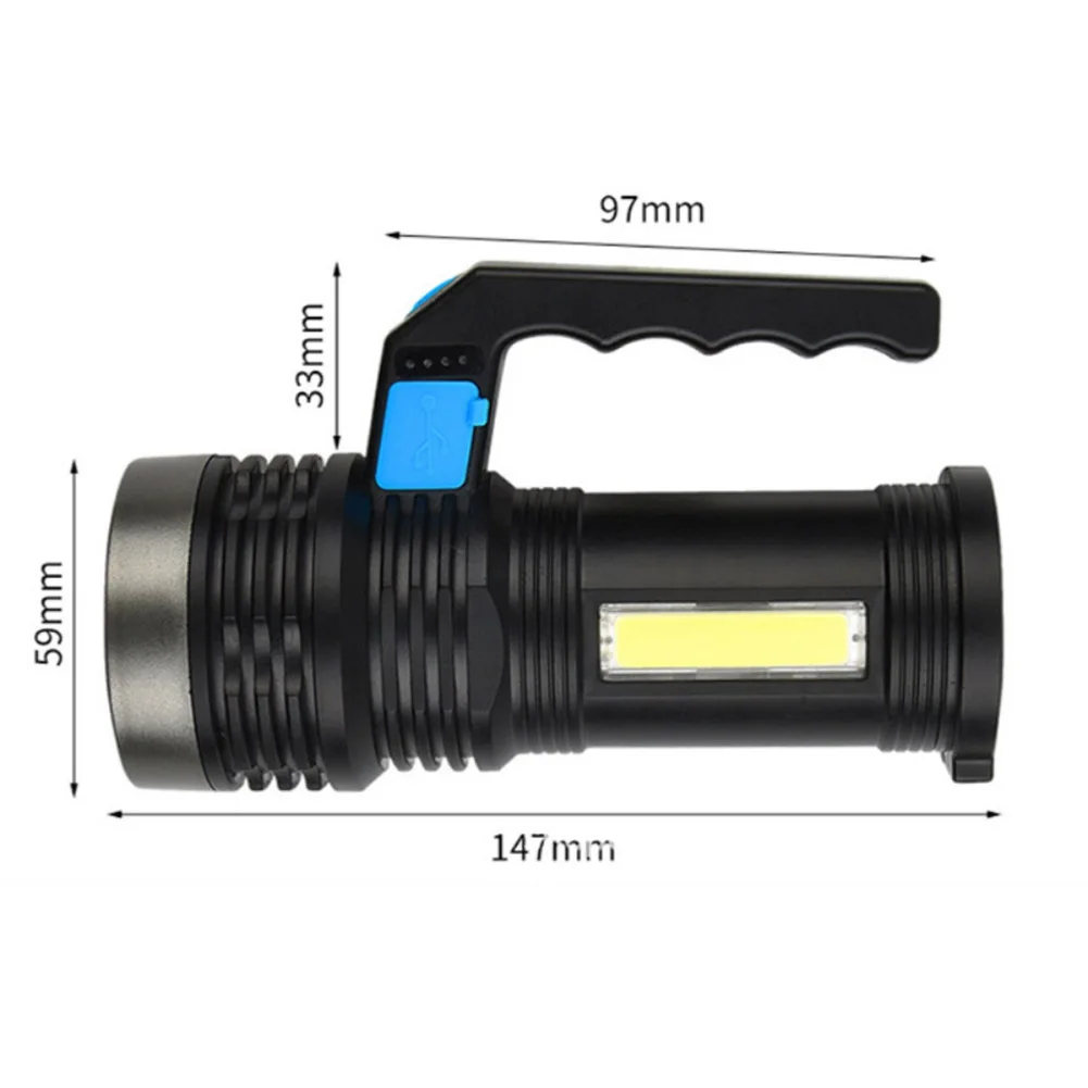 Led Searchlight Rechargeable Super Bright Handheld Portable Flashlight Spotlight High Power Rechargeable Led Flashlight