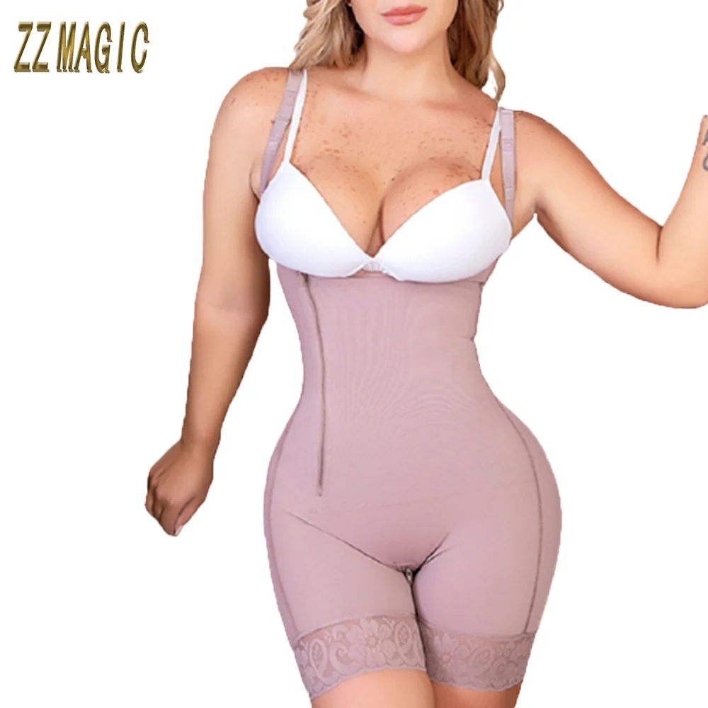 

Fajas Front Closure Side Zipper Full Body Shaper Postpartum BBl Post Op Surgery Supplies Butt Lifter High Back Shapewear