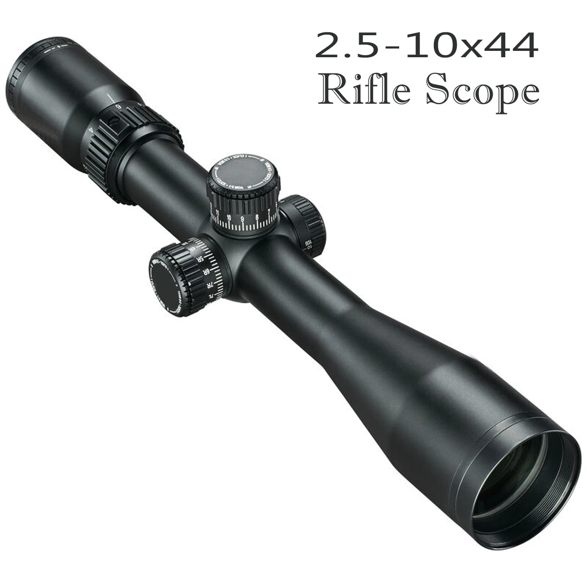 

Rifle Scope with Side Focus, 30mm Rings Sight, Long Range,. 308,. 338, Hunting Tactics Reticle, 2.5-10x44