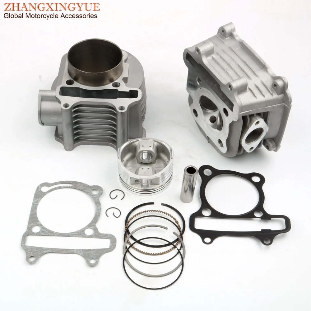 Scooter 63mm Big Bore Cylinder Kit for GY6 125cc 150cc Upgrade 200cc 152QMI 157QMJ ATV Engine Parts