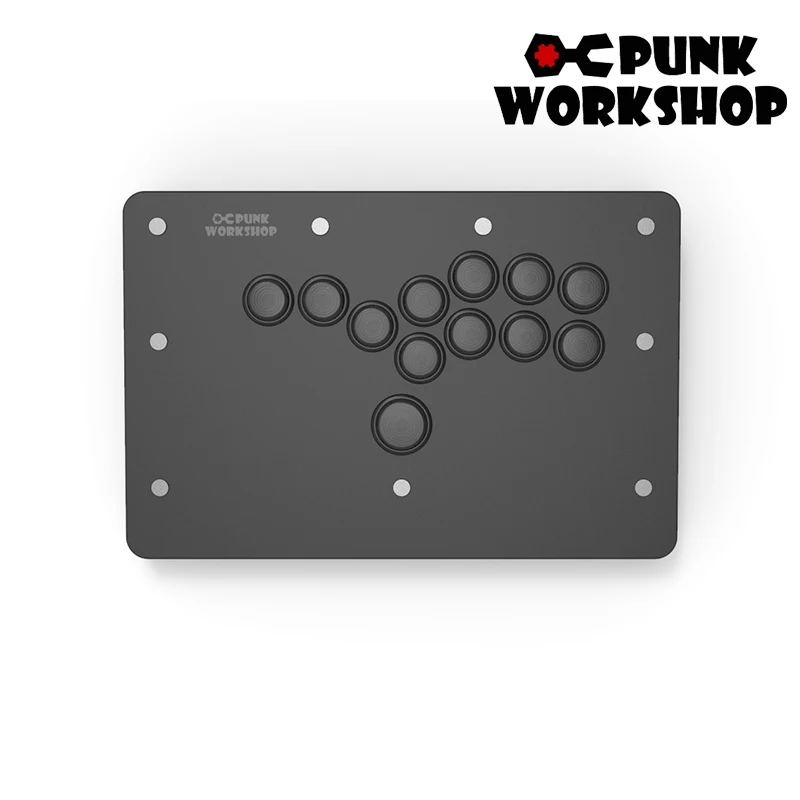 Punk Workshop 1pcs 30mm 11pcs 24mm Mechanical Buttons Kit Replace for Hitbox Arcade DIY Builds Cabinet MAME Machines