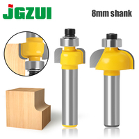1pcs/set High Quality Cove Bit With Bearing8mm shank Dovetail Router Bit Cutter wood working